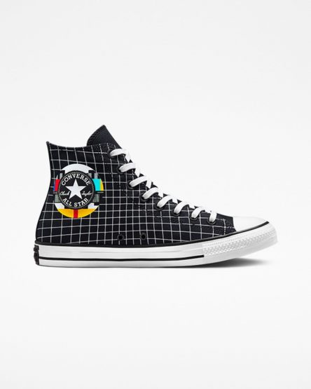 Tenisi Inalti Barbati Converse Chuck Taylor All Star Color Grid Albi Colorati Maro | RO ZYKHV427